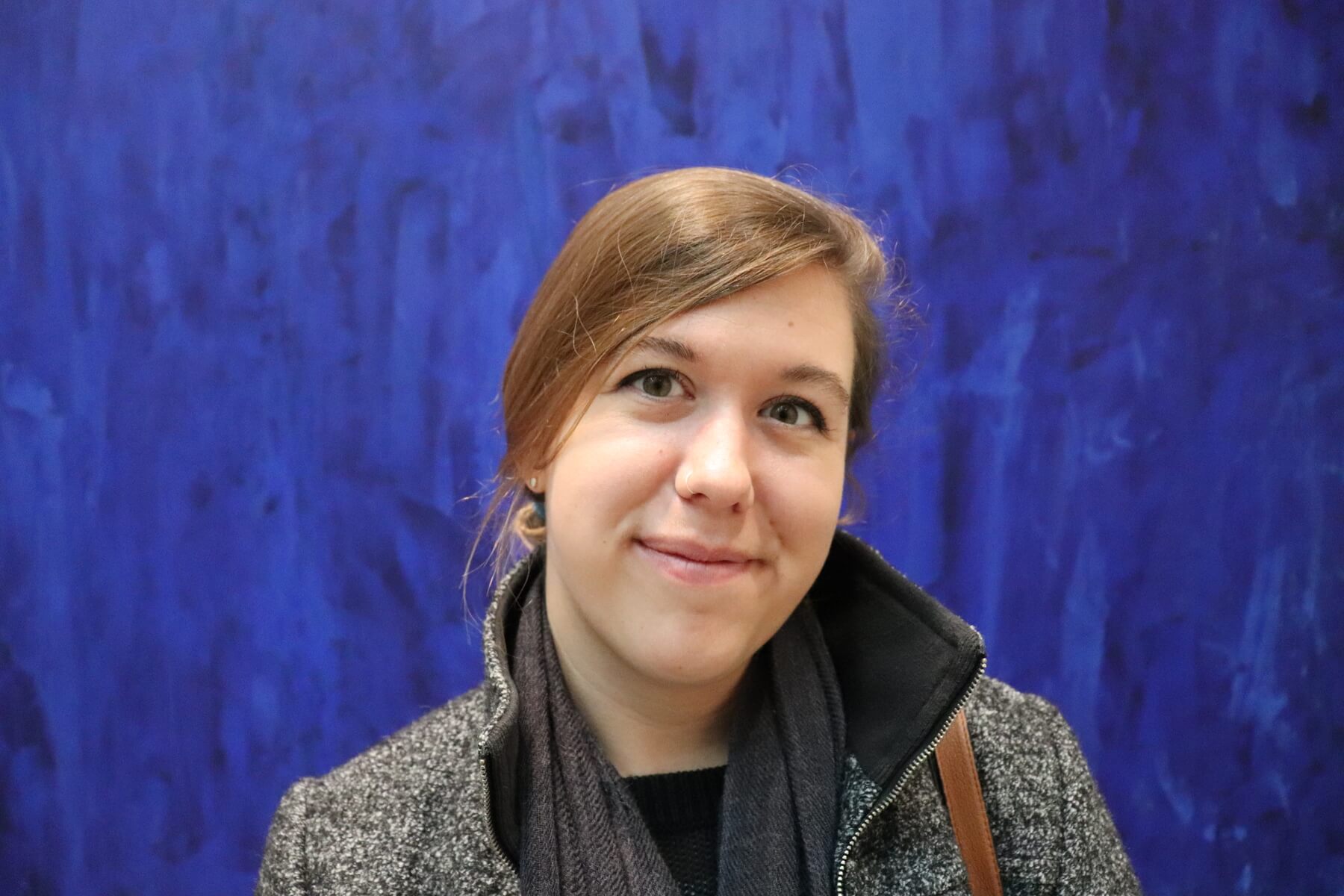 Beth Blackwood at Clifford Steele Museum, photographed by Stewart Engart